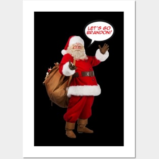 Santa Hates Biden Posters and Art